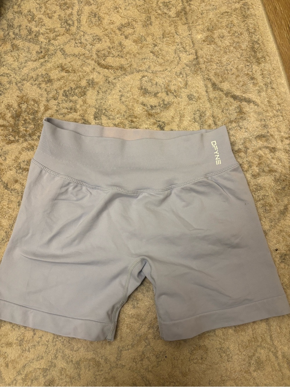 High-Waist Light Lavender Bike Shorts DYFNE